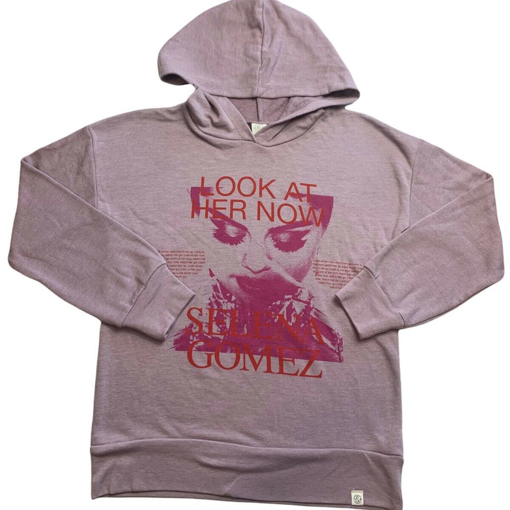 NWOT - T&B Girls Size M 8/10 Light Purple SELENA GOMEZ LOOK AT HER NOW Hoodie